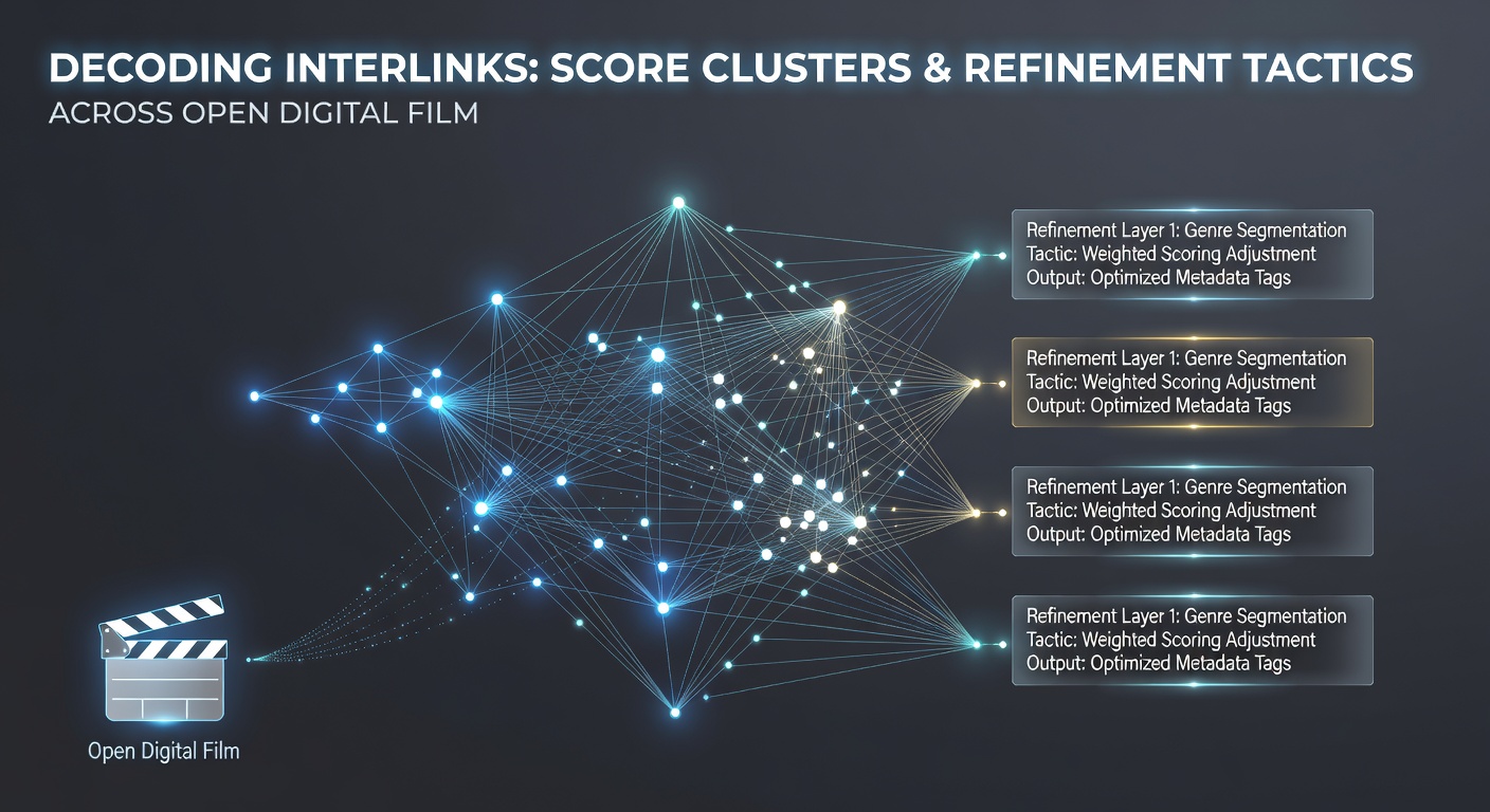 Diagram showing refinement tactics applied to film categories based on score data