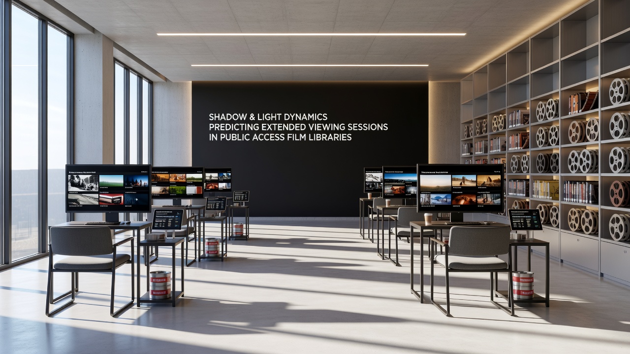 Detailed breakdown of light falloff and shadow density measurements used to forecast viewing duration in film libraries