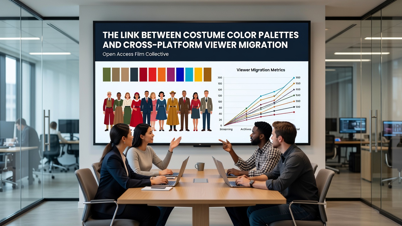 Viewer migration flow diagram illustrating palette-driven transitions in free film collections